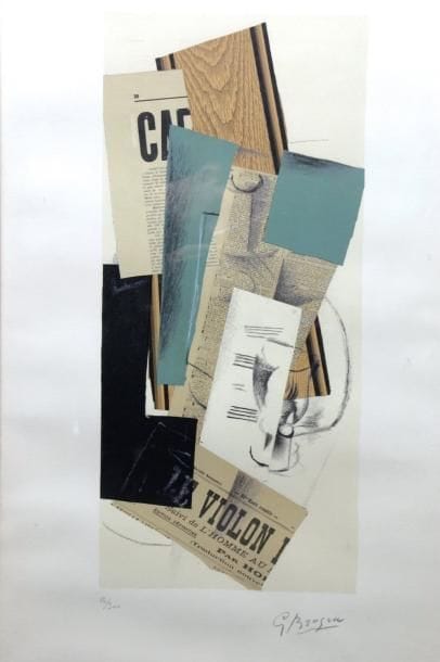 Georges BRAQUE (1882-1963) d'après Verre...