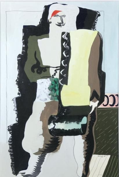 Jean LURÇAT (1892-1966)
Le marchand de tapis...