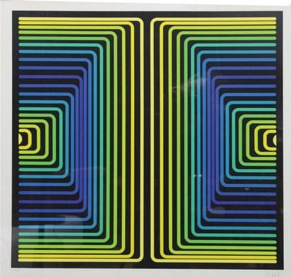 YVARAL (1934-2002)
Composition Lithographie...