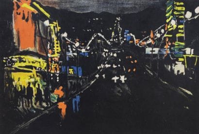 Pierre SICARD (1900-1981)
Vue de Los Angeles...