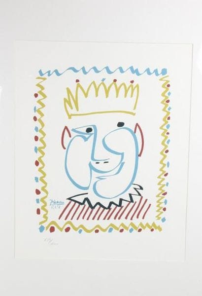 Pablo Picasso (1881-1973)
Pablo PICASSO (d'après)
King
Lithographie
Numérotée...