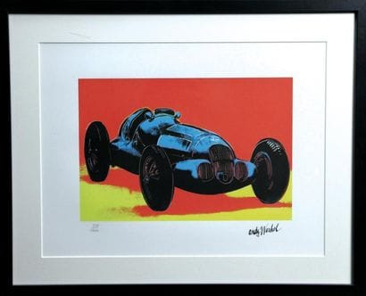 Andy Warhol (1928-1987)
Old car Sérigraphie...