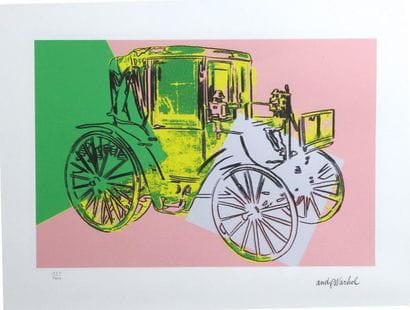 Andy Warhol (1928-1987)
Old car Sérigraphie...