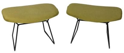 Harry BERTOÏA (1915-1978)
Paire d'ottomans...