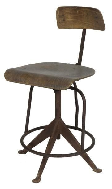 Odelberg OLSON (XXe)
Chaise atelier industrielle,...
