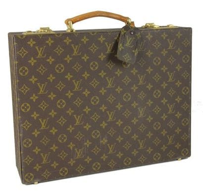 LOUIS VUITTON
Attaché-case en toile monogrammée,...
