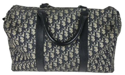 DIOR
Sac porté main speedy en toile bleu...
