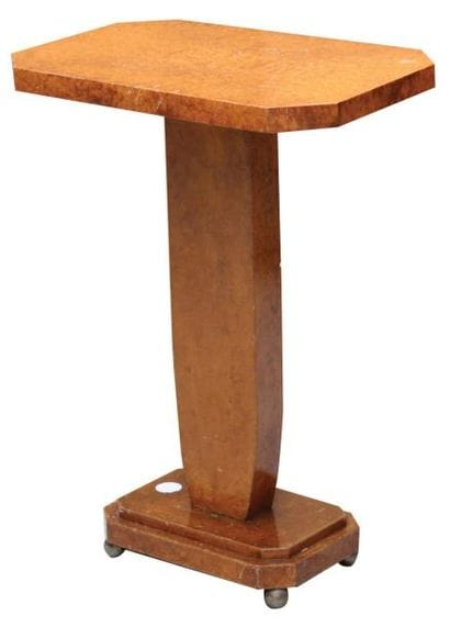 TRAVAIL ART DECO
Petite sellette en bois...
