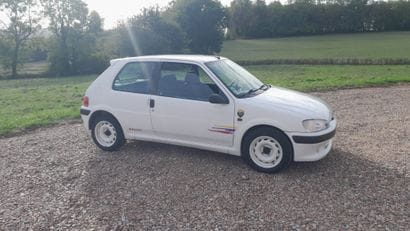 1999 PEUGEOT 106 RALLYE 16V
Chassis No. VF31CNFXE52340139
...