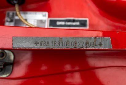 1980 BMW 323i
French vehicle registration...