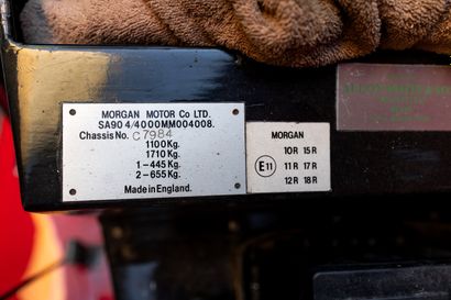 1990 MORGAN Tourer +4
Châssis n° SA0944000MM004008
Demande...