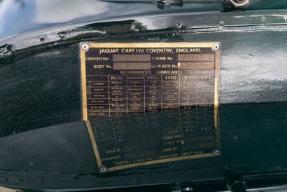 1958 JAGUAR XK150
Série : S831270
Carte grise...