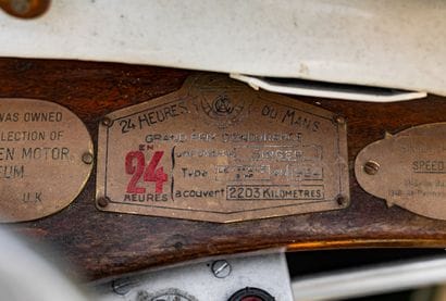 1933 SINGER NINE SPORTS LE MANS**

Numéro...