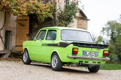 1976 SIMCA 1000 RALLYE 2
Carte grise française
Châssis...