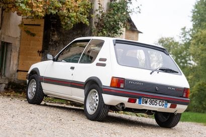 1985 PEUGEOT 205 Gti
Carte grise française
Châssis...