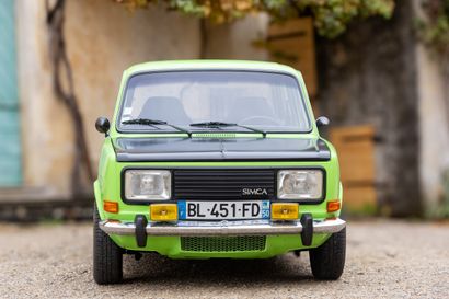 1976 SIMCA 1000 RALLYE 2
Carte grise française
Châssis...