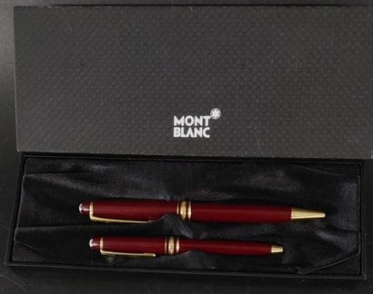 MONTBLANC Meisterstück bordeaux 

Deux stylos...