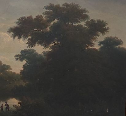ECOLE DU XIXème siècle

Paysage 

Huile sur...