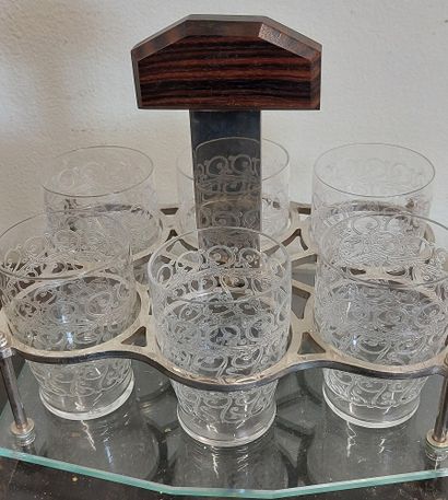 BACCARAT

Service à porto Art Déco comprenant...