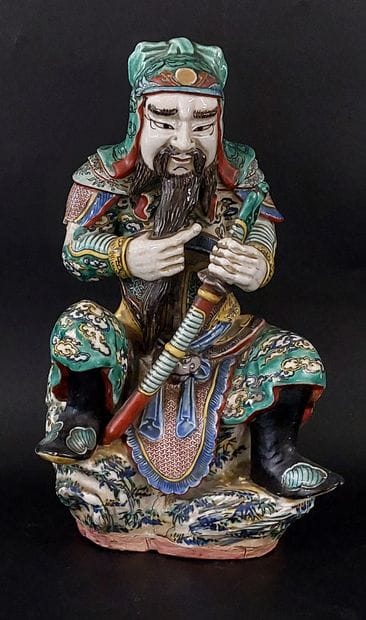 CHINE

Samuraï en porcelaine 

H : 30 cm

(accidents...