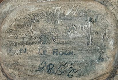 N. LE ROCH

Bas relief en céramique à décor...