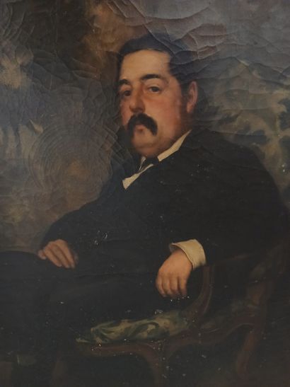 ECOLE FRANCAISE du XIXème siècle 

Portrait...