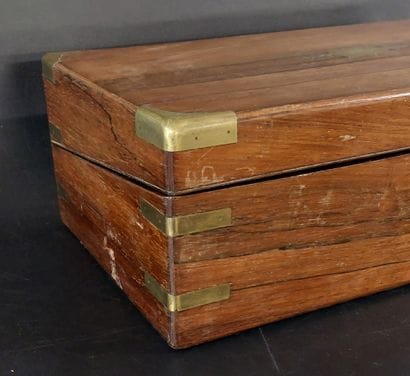 WRITING DESK made of mahogany, mahogany veneer,...