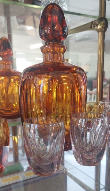SERVICE A LIQUEUR en cristal comprenant :...