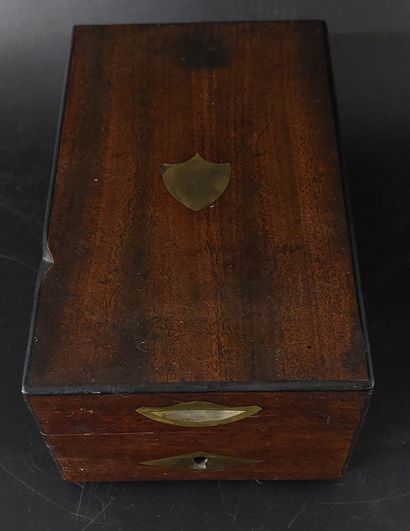 Desk MUSIC BOX made of mahogany and mahogany...