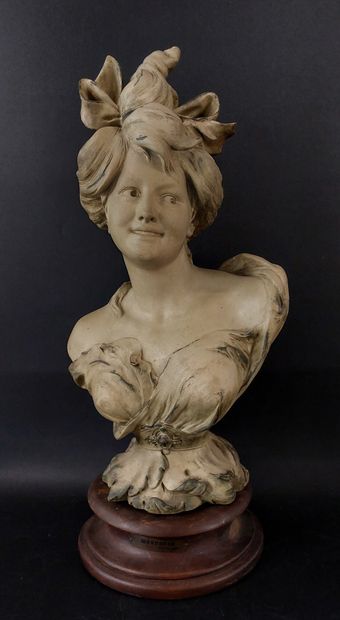 Justin Chrysostome SANSON (1833-1910) 

Moqueuse

Terre...
