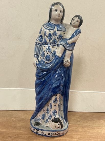 Henriot QUIMPER

Our Lady of the Dying 

Earthenware...