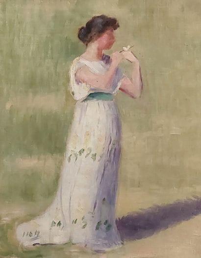 ECOLE DU XXème siècle

Femme à la robe blanche

Huile...