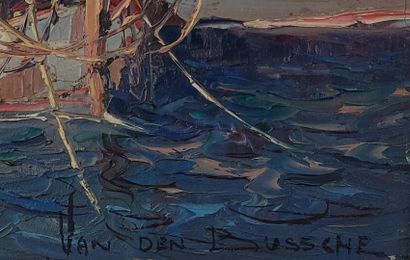 Fernand VAN DEN BUSSCHE (1892–1975)

Seascape

Oil...