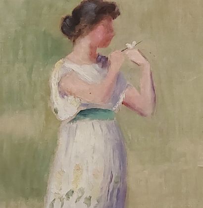ECOLE DU XXème siècle

Femme à la robe blanche

Huile...