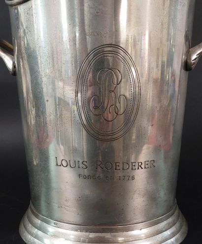 Louis ROEDERER 

Silver plated Champagne...
