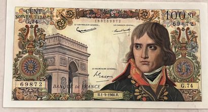 LOT DE 4 BILLETS NAPOLEON

- 3 billets de...