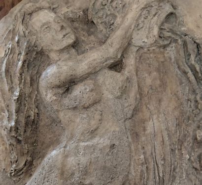 N. LE ROCH

Bas relief en céramique à décor...