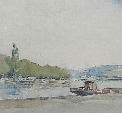 Louis CHERVIN (1905–1969)

Barge on the Seine

Watercolor...