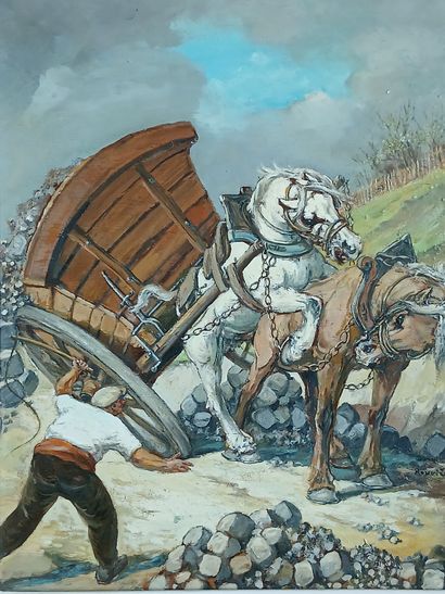 Daniel ROUVIERE (1930-2016)

Calèches

Deux...