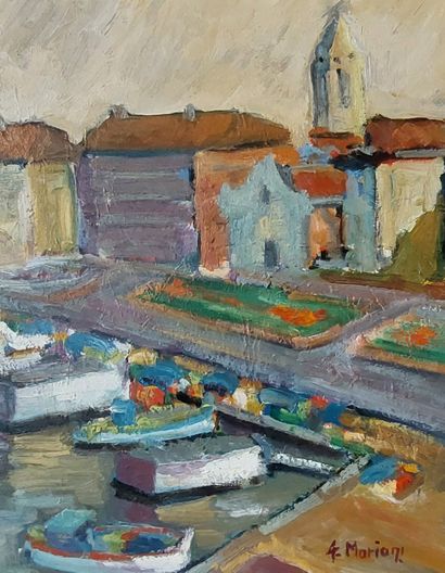 André MARIANI (1924–1997)

The Fish Market

Oil...