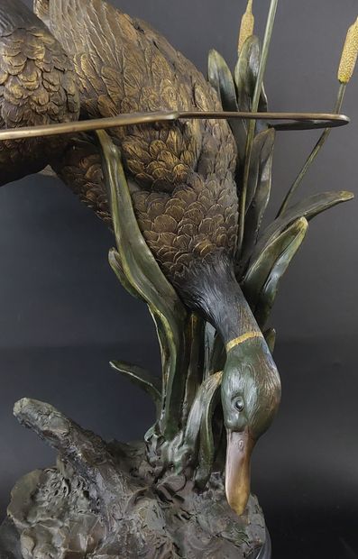 GRAND SUJET en bronze

Canards

Socle en...