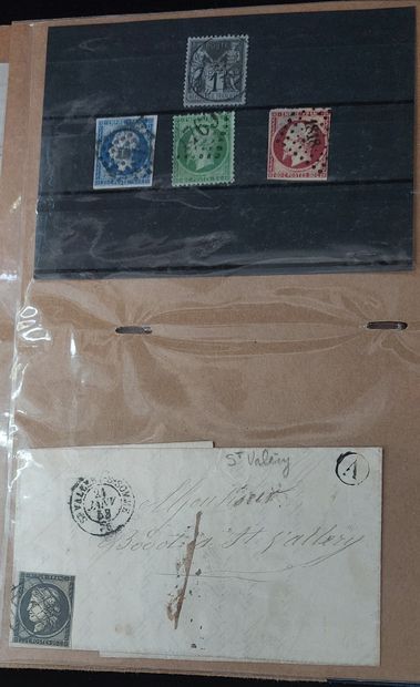 ALBUM CONTAINING OVER 100 LETTERS WITH CLASSIC...
