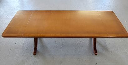 English COFFEE TABLE made of light mahogany...
