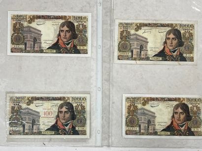LOT DE 4 BILLETS NAPOLEON

- 3 billets de...