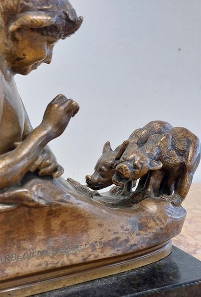 Emmanuel FRÉMIET (1824-1910) 

Jeune faune...