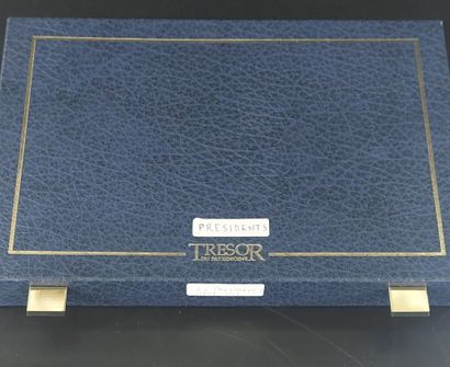 Coffret de 24 médailles des Présidents de...