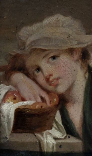 19th-Century School

Young Girl with a Basket...
