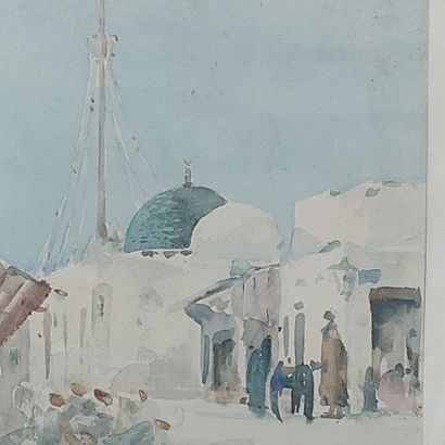 TRISS

Tunis

Aquarelle signée et datée 1896

23,5...