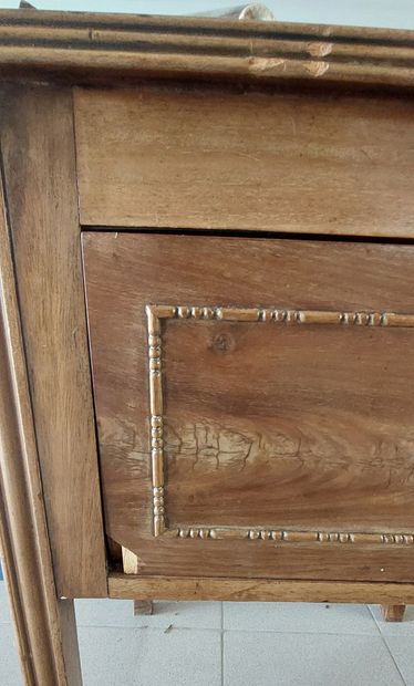 ENGLISH BAR CABINET made of mahogany and...