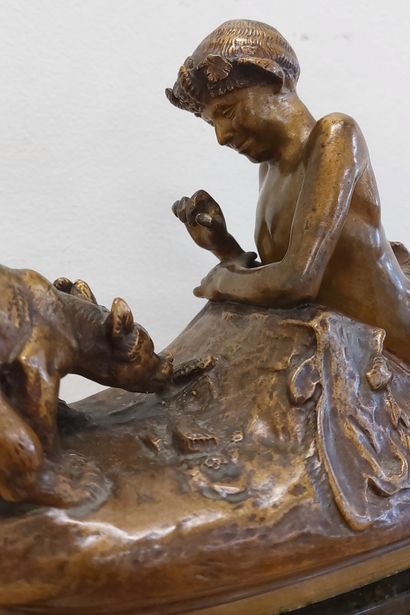 Emmanuel FRÉMIET (1824-1910) 

Jeune faune...